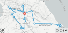  Azerbaijan Georgia and Armenia Tour (16 Days) - 31 destinations 