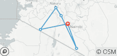  Masai Mara, Lake Nakuru, Hell\'s Gate Naivasha &amp; Amboseli Nationalpark privat geführte Safari im JEEP (mit kostenloser erster Übernachtung im Raha Suites Hotel) - 7 Tage - 6 Destinationen 