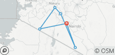  Masai Mara, Lake Nakuru, Hell\'s Gate Naivasha &amp; Amboseli Nationalpark privat geführte Safari im JEEP (mit erster Übernachtung im Raha Suites Hotel und kostenlosem Flughafentransfer) - 7 Tage - 6 Destinationen 