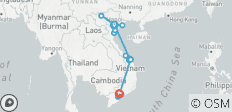  Forfait Vietnam 19 jours 18 nuits - 18 destinations 