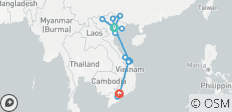  Circuit privé au Vietnam : 19 jours 18 nuits du nord au sud - 18 destinations 