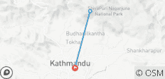  Senderismo por Shivapuri en Katmandú- La mejor excursión en Katmandú: 7 horas - 3 destinos 