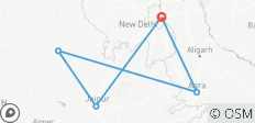  Circuit de 3 jours du Triangle d\'Or en Inde depuis Delhi en voiture - 5 destinations 