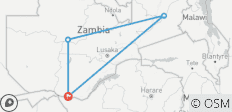  7-Days Zambia Safari Adventure - Livingstone &amp; Kafue NP - 4 destinations 