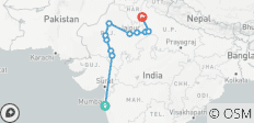  Rajasthan rondreis vanuit Mumbai [10 dagen] - 12 bestemmingen 