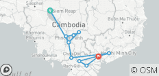  Fascinerend Vietnam, Cambodja &amp; de Mekong Rivier (heenreis naar het zuiden) 2023 - 11 bestemmingen 
