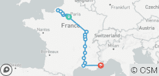  Große Frankreichreise inkl. 2 Nächte in Nizza (Südkurs) 2023 - 17 Destinationen 