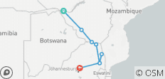 Falls, Matobo &amp; Kruger - 7 days - 10 destinations 