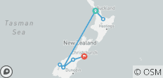  Contrasts Of New Zealand (2023/2024, Start Auckland, End Christchurch, 10 Days) - 8 destinations 