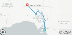  Vom Zentrum in den Süden: Entdeckerreise von Adelaide bis Uluru - 9 Destinationen 