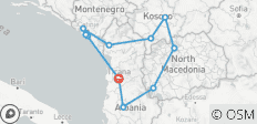 Small Group Intensive Tour of Montenegro, Albania, Kosovo &amp; N. Macedonia - 11 destinations 