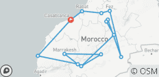  Le meilleur du Maroc (classique, 10 jours) (14 destinations) - 14 destinations 