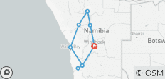  Taste of Namibia 7 Days DEPARTING MONDAYS AND WEDNESDAYS **Sustainable Approach to Travel - 9 destinations 