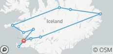  Isländische Abenteuerreise - 11 Destinationen 