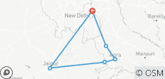  La magia del Taj Mahal y Krishna - ¡circuito por el triángulo de oro con Vrindavan! - 6 destinos 