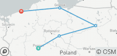  Polen Rundreise mit Posen, Masuren und 3 Nächte Ostsee - 5 Destinationen 