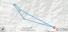  Poon Hill 2 Tage Trek - 6 Destinationen 