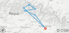  Manaslu Circuit Trek 9 Days - 9 destinations 