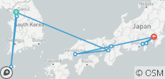  Viaje en grupo pequeño a Japón y Corea del Sur - 11 destinos 