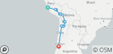  LUXUS ANDES Peru, Bolivien, Chile - 14 Destinationen 