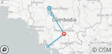  Klassisches Kambodscha - 6 Destinationen 