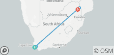  Kaapstad &amp; Kruger - 9 dagen - 8 bestemmingen 