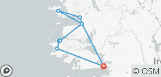  Wild Atlantic Way, Irlande : Visite guidée cyclisme/préparation/bagages - 10 destinations 