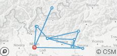  Milan, les lacs et les Alpes en train - 6 jours - 12 destinations 