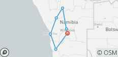  Hoogtepunten van Namibië - rondreis per auto - 7 dagen - 7 bestemmingen 