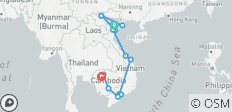  Vietnam and Cambodia: Wildlife &amp; Culture with speed boat on Mekong River to Cambodia - 16 destinations 