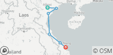  Hanoi to Hoi An Adventure Tour 9 Days - 6 destinations 