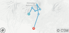  8 DAYS KILIMANJARO HIKING VIA UMBWE ROUTE - 7 destinations 