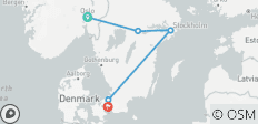  Perlen Nordeuropas bis Kopenhagen 6 Tage - 5 Destinationen 