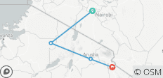  Safari de 7 jours au Kenya et en Tanzanie pour la Grande Migration - 4 destinations 