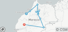  5 Days Tour From Casablanca To Marrakesh (Private) - 11 destinations 