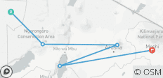  SAFARI DE LAS MARAVILLAS DE LOS CINCO GRANDES 4 DÍAS - 5 destinos 