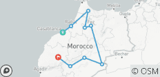  9 Days Tour From Casablanca to Marrakech via the Sahara desert (Private) - 9 destinations 