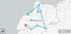  9 Days Tour From Casablanca to Marrakech via the Sahara desert (Group) - 9 destinations 
