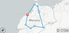  Tour From Casablanca to Marrakech 9 nights 10 days - 9 destinations 