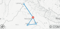  Circuit de 7 jours dans le Triangle d\'Or avec Amritsar - Un voyage à travers le patrimoine et la spiritualité - 6 destinations 