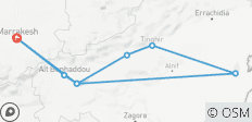  Merzouga Wüstensafari (ab Marrakesch) - 3 Tage - 8 Destinationen 