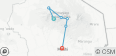  6 Daagse Kilimanjaro trektocht Machame Route - 6 bestemmingen 