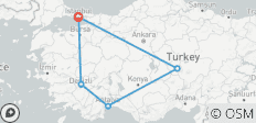  Wonderen van Turkije Tour - 8 DAGEN - 5 bestemmingen 