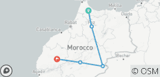  7 Days Morocco Desert Tour from Casablanca to Marrakech - 5 destinations 