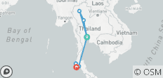  Thailand Westküste Rundreise (Nov - Apr) - 8 Destinationen 