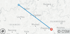  Zhaoxing &amp; Basha Village mit dem Hochgeschwindigkeitszug ab Guangzhou - 2 Tage - 3 Destinationen 