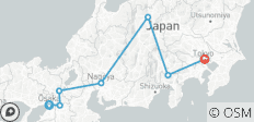  Le plendide Japon avec Nagoya en 8 jours (chambres d\'hôtel privées 3 étoiles) - 7 destinations 