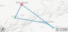  Grote woestijntocht &amp; wandelen in het Atlasgebergte - 7 dagen - 5 bestemmingen 