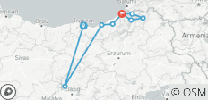  Private VIP 6-Day Eastern Black Sea: Trabzon, Sümela, Uzungöl, Ayder &amp; Artvin Lakes - 9 destinations 