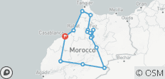  10 Days -Landscapes of Morocco - 15 destinations 